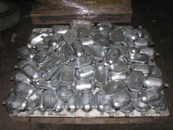 Morceaux d'aluminium