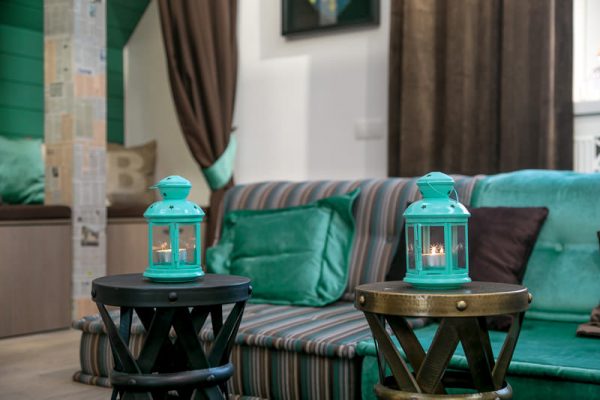 Lampes Turquoise