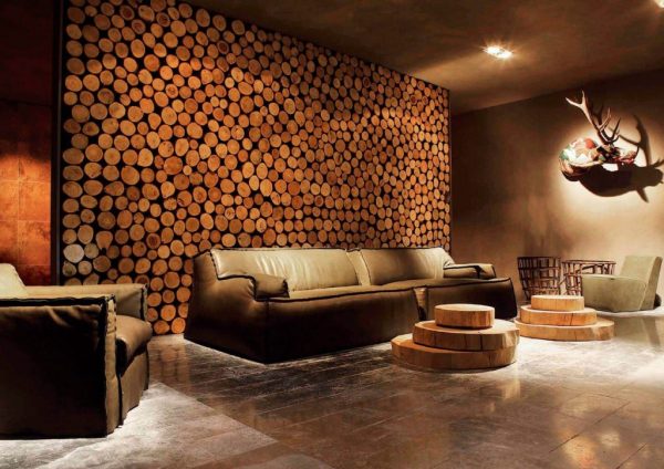 L'utilisation de bois naturel pour la décoration intérieure